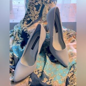 French connection blue pumps